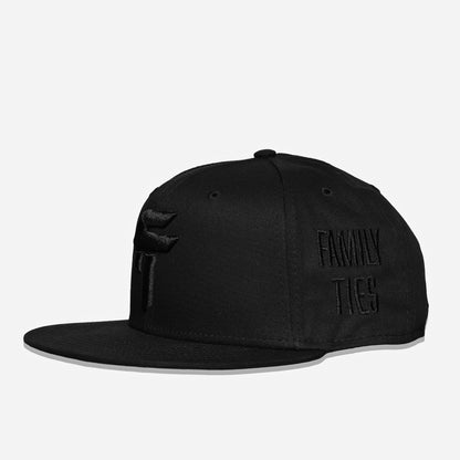 Family Ties™ FT™ Logo Snapback – All Black (Ilyas Hassan Edition)